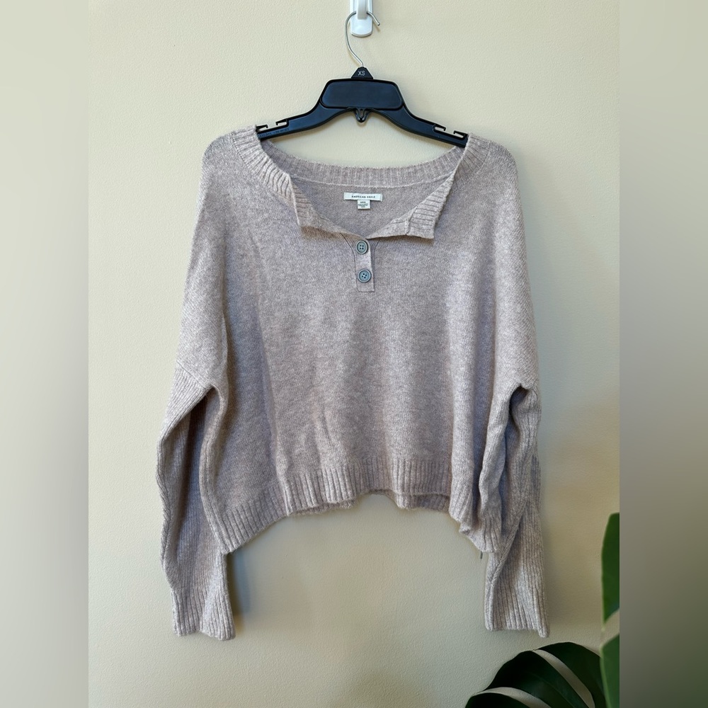 American eagle henley sweater
